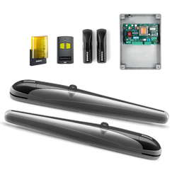 Beninca BOB 2124 E zestaw automatyki 24V do pracy intensywnej do bramy dwuskrzydłowej o szerokości bramy do 4,2m