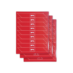 BFT ACTR zestaw 12 odblaskowych naklejek na ramię szlabanu