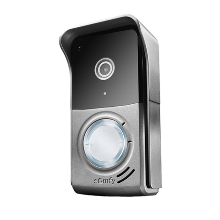 Somfy 1870703 zestaw wideodomofonowy V500 PRO io monitor i panel zewnętrzny z zasilaczem sieciowym