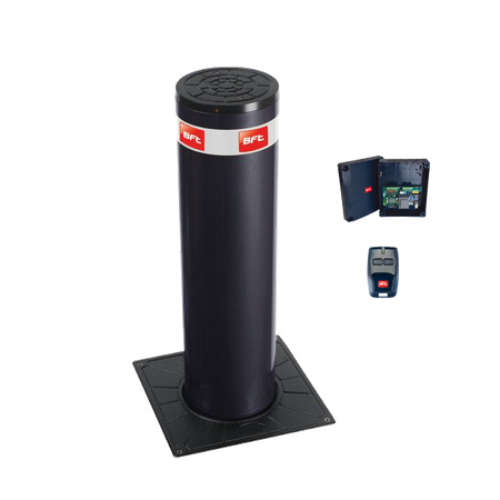 BFT STOPPY B 115/500 zestaw zapory drogowej 230V, średnica cylindra 115 mm, wysokość 500 mm