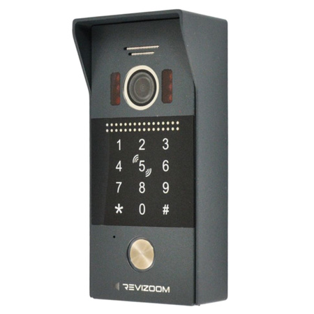 Revizoom wideodomofon 10" RM-T404HDI WHITE + kamera RC-412HD-CK