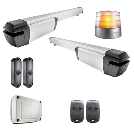 Somfy IXENGO L 3S RTS 1216553 zestaw automatyki do bram skrzydłowych do 4 m i 400 kg