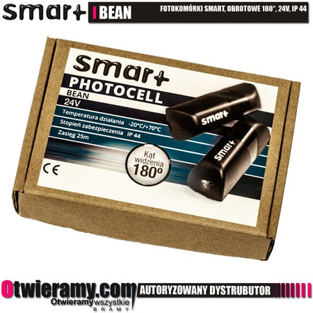 Fotokomórki obrotowe do bramy automatycznej Smart Bean 180° 12-24V