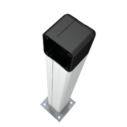 Came DOC-L aluminiowa kolumna do fotokomórek serii DELTA o wysokości 0,5m kolor srebrny