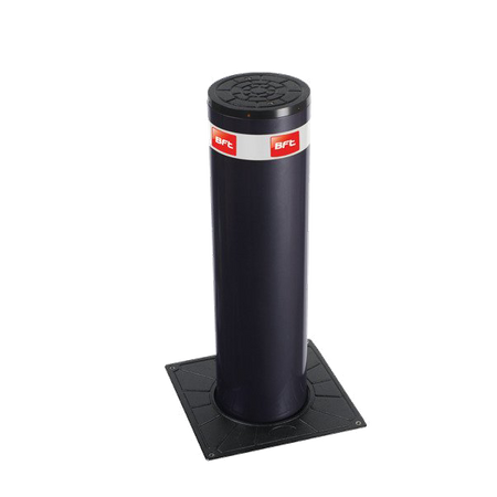 BFT STOPPY B 115/500 zestaw zapory drogowej 230V, średnica cylindra 115 mm, wysokość 500 mm