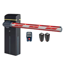 BFT MICHELANGELO BT A 60 U szlaban elektromechaniczny 24 V z wbudowaną centralą zestaw z ramieniem tubowym 6m