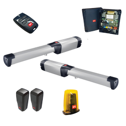 BFT PHOBOS BT KIT A25 zestaw automatyki do bram skrzydłowych o wadze do 400kg i długości skrzydła do 2,5m zestaw z lampą