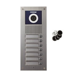 Commax DRC-7UC/RFID Kamera 7-abonentowa z regulacją optyki i czytnikiem RFID, panel zewnętrzny