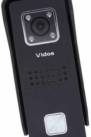 Vidos S6B stacja bramowa jednoabonentowa kamera dla systemów wideodomofonowych kolor czarny
