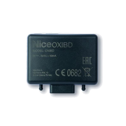 Nice radio OXIBD dwukierunkowy odbiornik radiowy wewnętrzny, 4-kanałowy, 433.92 MHz (multikod), system FLOR/BD/SMILO