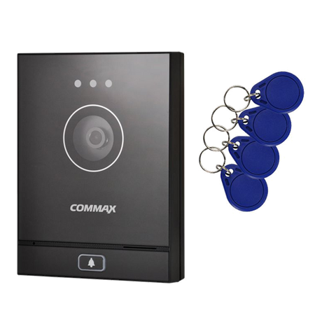 Commax CIOT-D21M/RFID jednoabonentowa kamera 2Mpx z czytnikiem RFID systemu COMMAX IP