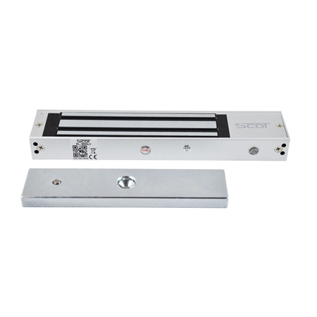 Scot EL-800TSL2 zwora elektromagnetyczna 350kg z sygnalizacją i zwłoką czasową