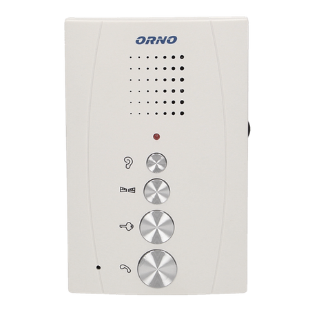 Orno OR-DOM-RE-914/W ELUVIO domofon. zestaw domofonowy jednorodzinny, bezsłuchawkowy, biały