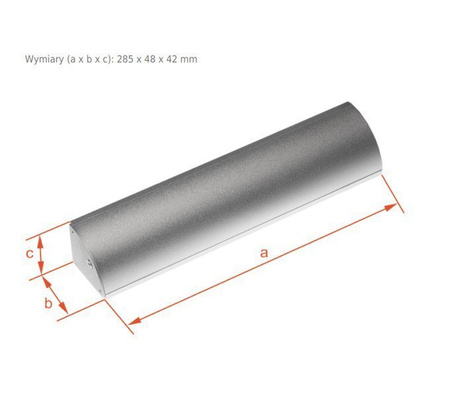 Scot BK-800LC uchwyt montażowy typu "L" z maskownicą do drzwi otwieranych na zewnątrz