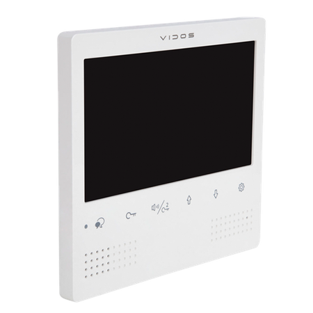 Vidos M1023W wideodomofon cyfrowy, monitor dwuprzewodowy przeznaczony do pracy w systemach DUO