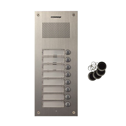 Commax DR-8UM/RFID stacja bramowa 8-abonentowa z czytnikiem RFID