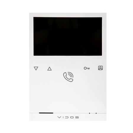 Vidos M101 monitor 4,3" przeznaczony do pracy w systemach IP