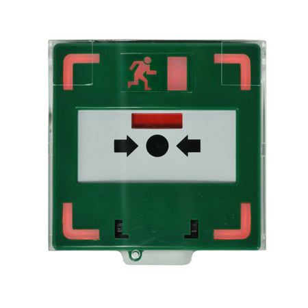 Scot CP-13RG-BL przycisk awaryjnego otwarcia z podświetleniem i powiadomieniem dźwiękowym