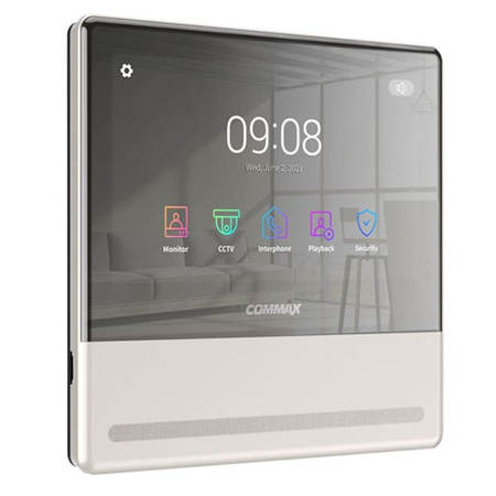 Commax CDV-70QT(DC) PEARL monitor 7" głośnomówiący Smart HD Mirror
