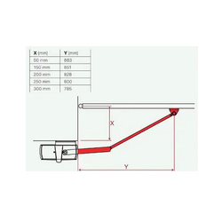 Beninca PR SN ramię przegubowe do siłownika Premier