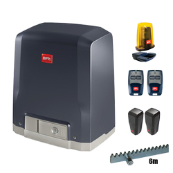 BFT DEIMOS AC KIT A600 MAG zestaw automatyki do bramy przesuwnej o wadze do 600 kg 230V zestaw z lampą i listwą