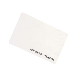 Scot EMC-12 Karta z pamięcią RFID 13,56 MHz z numerem, biała, laminowana