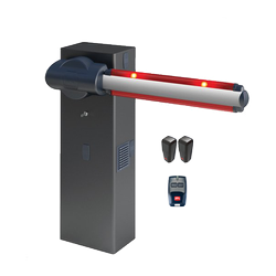 BFT MOOVI 30 RMM szlaban 230 V z ramieniem płaskim 3 m i wbudowaną centralą