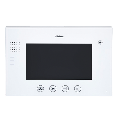 Vidos zestaw wideodomofonowy 2 monitory M670W + kamera S562D