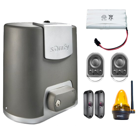Somfy ELIXO 500 3S RTS Comfort Pack 1216364 zestaw automatyki do bram przesuwnych do 8 m i 500 kg