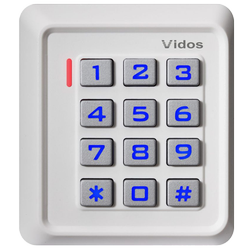 Vidos ZS40W autonomiczny, jednostrefowy zamek szyfrowy z wbudowanym czytnikiem RFiD