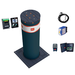 BFT STOPPY MBB KIT 219/700.C 230 L C zestaw zapory drogowej 230V, oświetlenie LED, średnica cylindra 219 mm, wysokość 700 mm zestaw z pętlą indukcyjną i zasilaniem awaryjnym