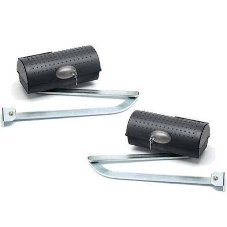 BFT IGEA BT KIT zestaw automatyki do bram skrzydłowych o długości skrzydła do 2,5m i wadze do 250kg zestaw z lampą i podstawką