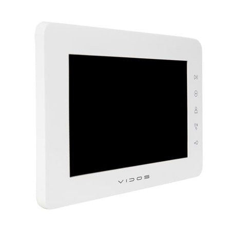 Vidos M12W wideodomofon monitor głośnomówiący z ekranem LCD 7"