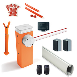 Nice M-BAR M5BAR szlaban elektromechaniczny do obiektów prywatnych, publicznych i zastosowań przemysłowych, o długości ramienia do 4m, do pracy bardzo intensywnej