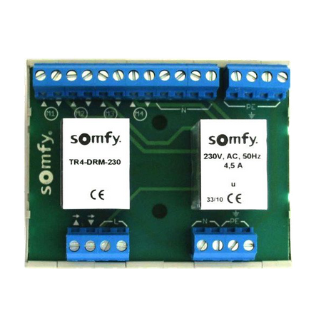 Somfy 1822292 TR 4 DRM 230 sterownik grupowy dla czterech napędów 