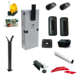 Came Gard G6001 szlaban automatyczny w komplecie, 24V D.C., do 6,5m przejazdu