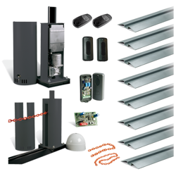 Came Cat bariera łańcuchowa CAT-X system podstawowy na 230V, przejazd do 16m