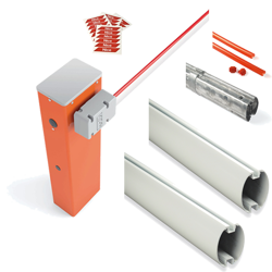 Nice WIDE L szlaban elektromechaniczny do obiektów publicznych i zastosowań przemysłowych, o długości ramienia do 7m