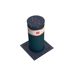 BFT DAMPY B 219/700 L zapora drogowa z oświetleniem LED, średnica cylindra 220 mm, wysokość 700 mm