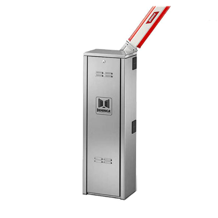 Beninca LADY GREY 4 szlaban drogowy z ramieniem o długości 4,2m z wbudowaną centralą, użycie intensywne