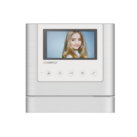 Commax CDV-43M(DC) WHITE monitor 4,3" głośnomówiący