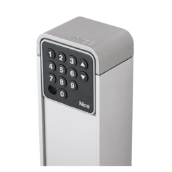 Nice PPK EDS kolumna aluminiowa do serii EKS, EDS, ETP, wysokość 100cm, srebrna, klawiatura EDS i dekoder MORX w zestawie