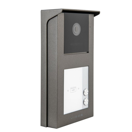 Vidos S201-2 dwuabonentowa stacja bramowa przeznaczona do pracy w systemach 2IP