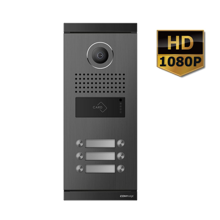 Commax DRC-6MLFD/RFID Kamera 6-abonentowa HD 1080p z czytnikiem RFID, panel zewnętrzny 