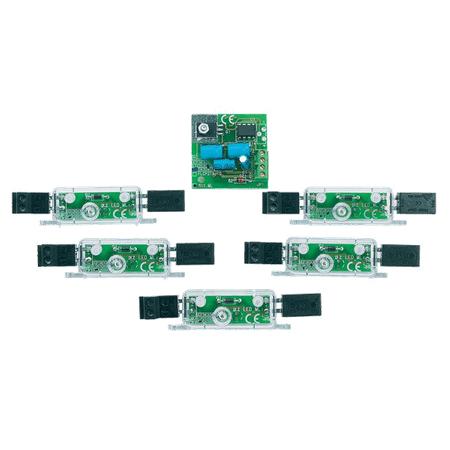 BFT MOOVI 60 RMM szlaban 230 V z ramieniem płaskim 5 m i wbudowaną centralą zestaw 2