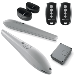 King Gates JET 230 V zestaw automatyki do bram dwuskrzydłowych o szerokości bramy do 6m, dla skrzydła o długości do 3m