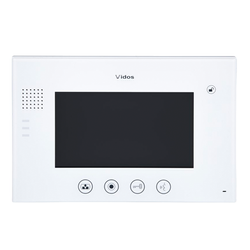 Vidos M670W wideodomofon analogowy, monitor głośnomówiący z ekranem LCD 7"