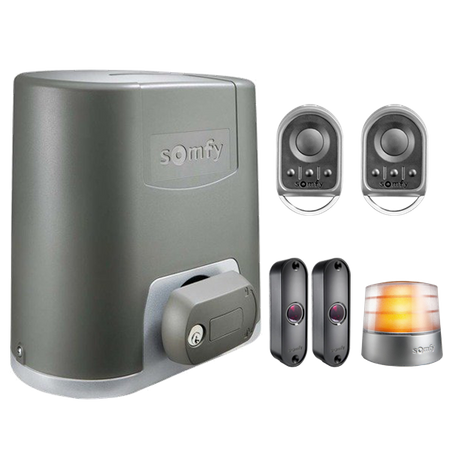 Somfy ELIXO 500 230 V RTS 1216450 Comfort Pack zestaw automatyki do bram przesuwnych do 8 m i 500 kg