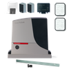 Nice ROBUS 500HS zestaw automatyki 24V do bram przesuwnych o ciężarze do 500kg, wersja HI-SPEED zestaw z listwą zębatą i lampą