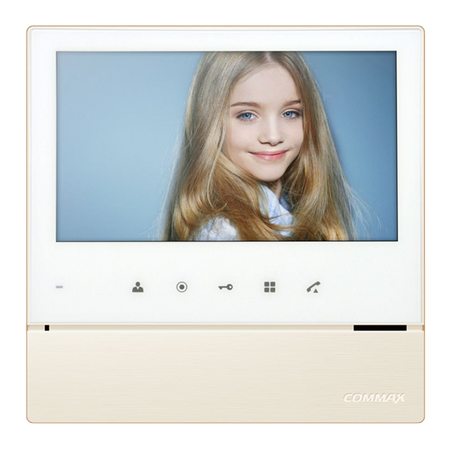 Commax wideodomofon monitor 7" CDV-70H WHITE + kamera DRC-40K